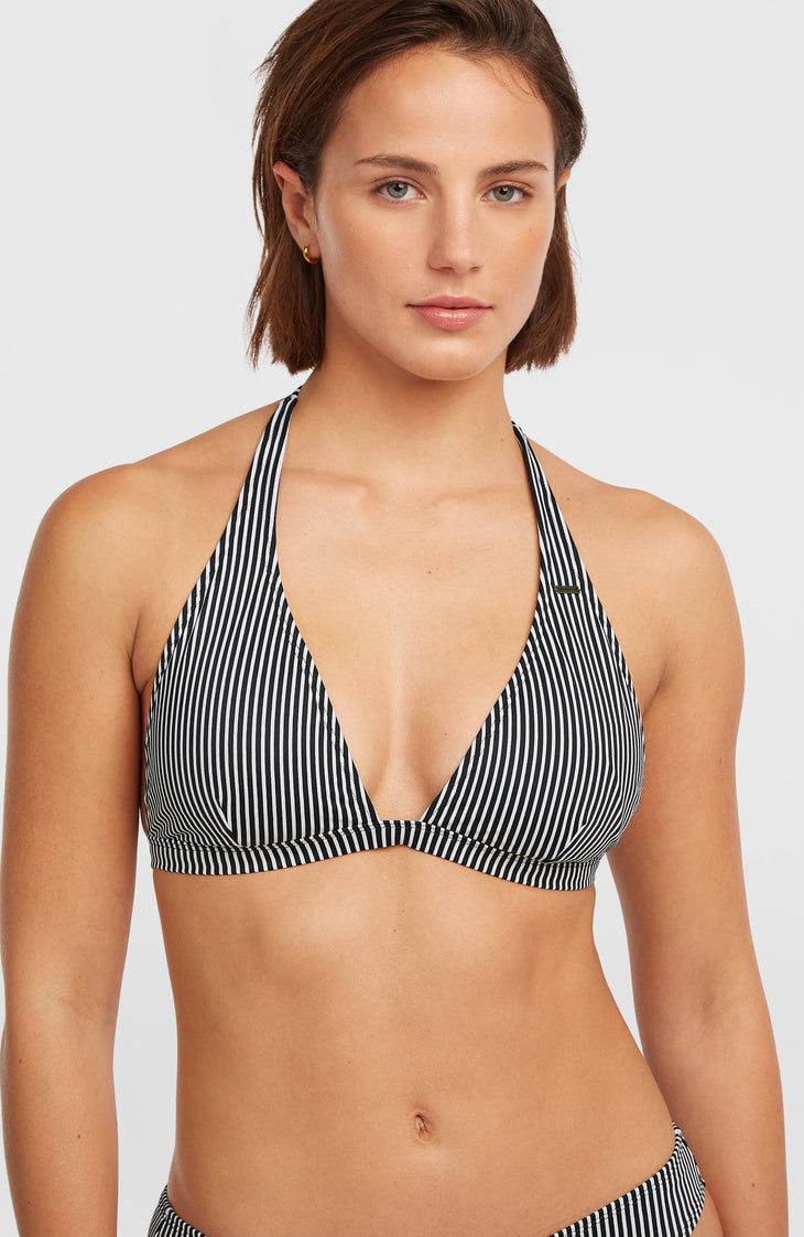 Essentials Marga Cruz Bikini Set | Black Micro Stripe