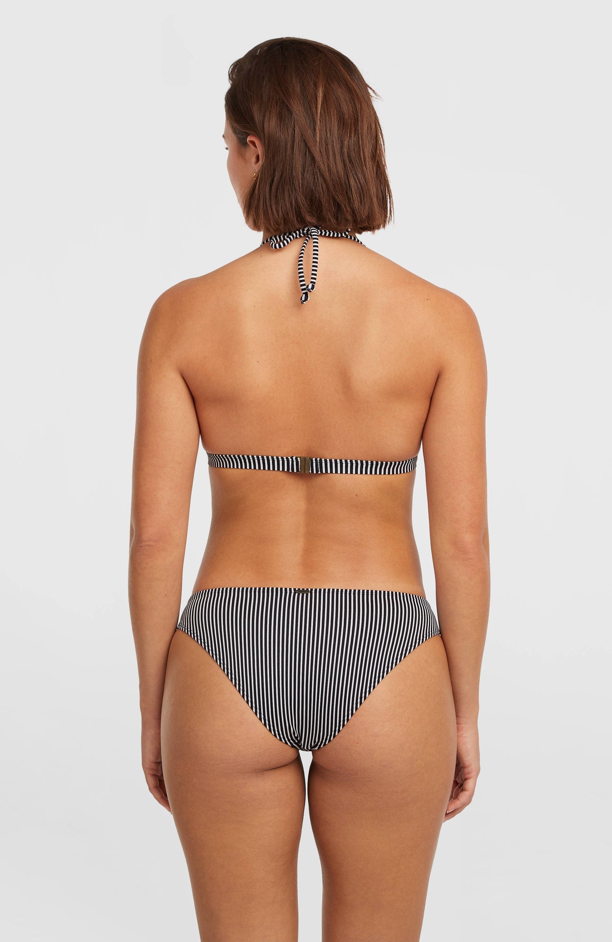 Essentials Marga Cruz Bikini Set | Black Micro Stripe