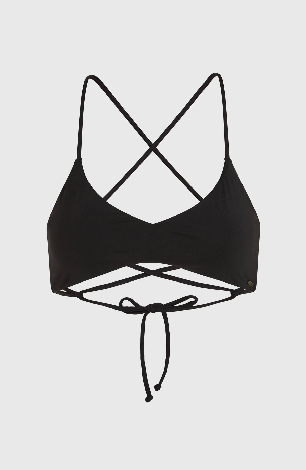 Huntington Bralette Bikini Top | Black Out