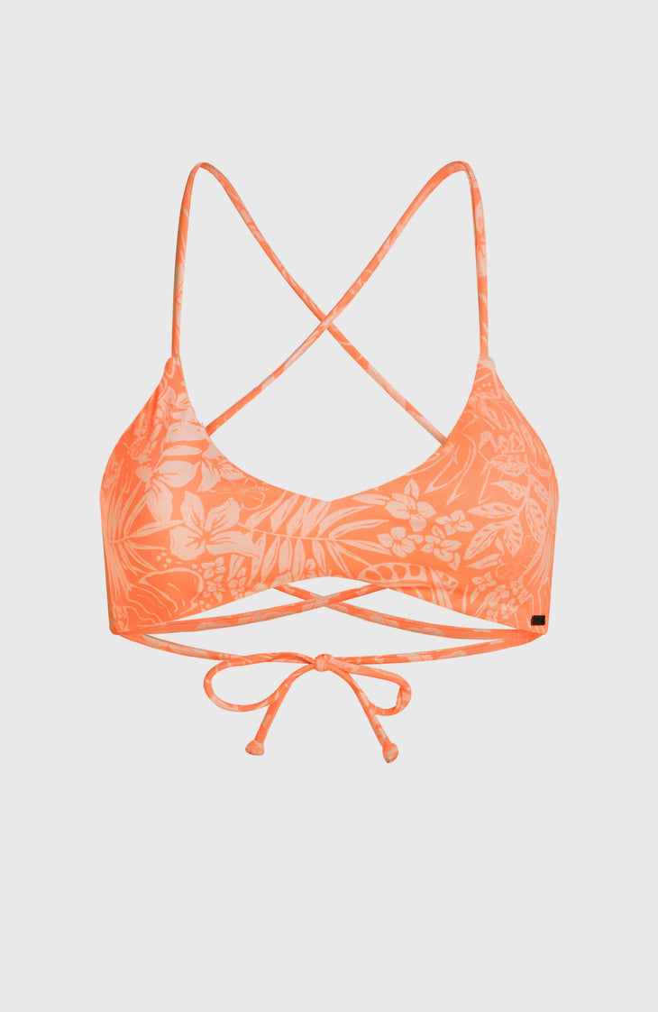 Huntington Bralette Bikini Top | Peach Island Sky