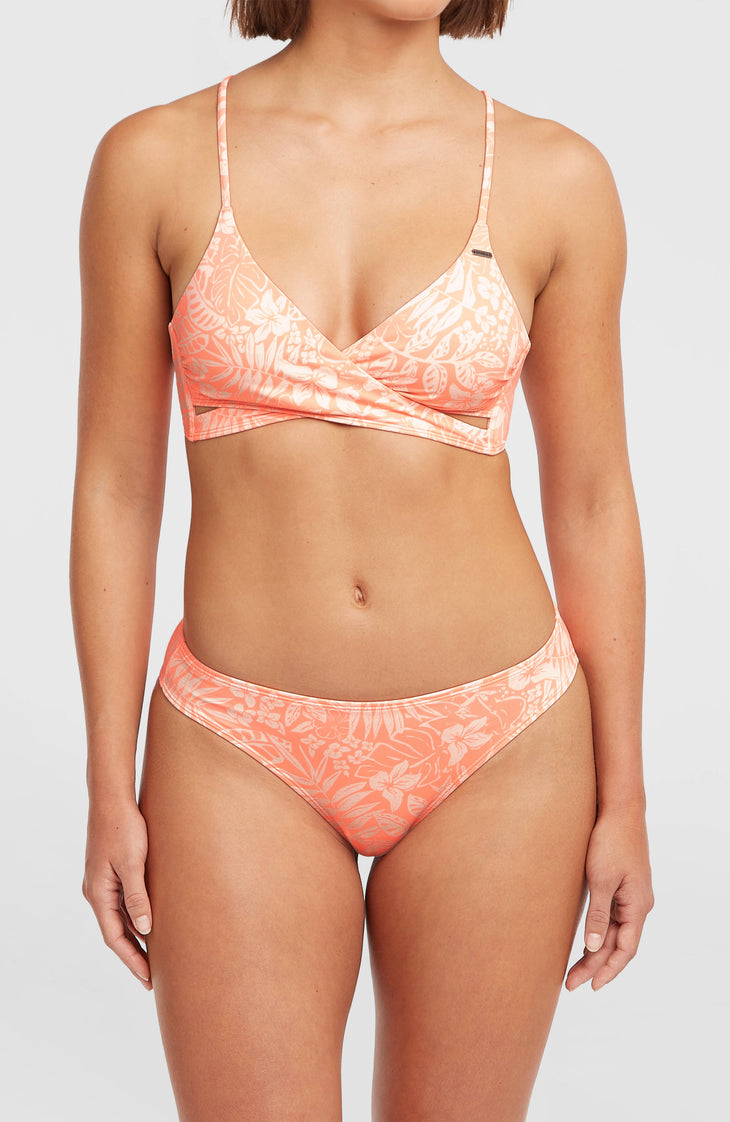 Rita Bikini Bottoms | Peach Island Sky