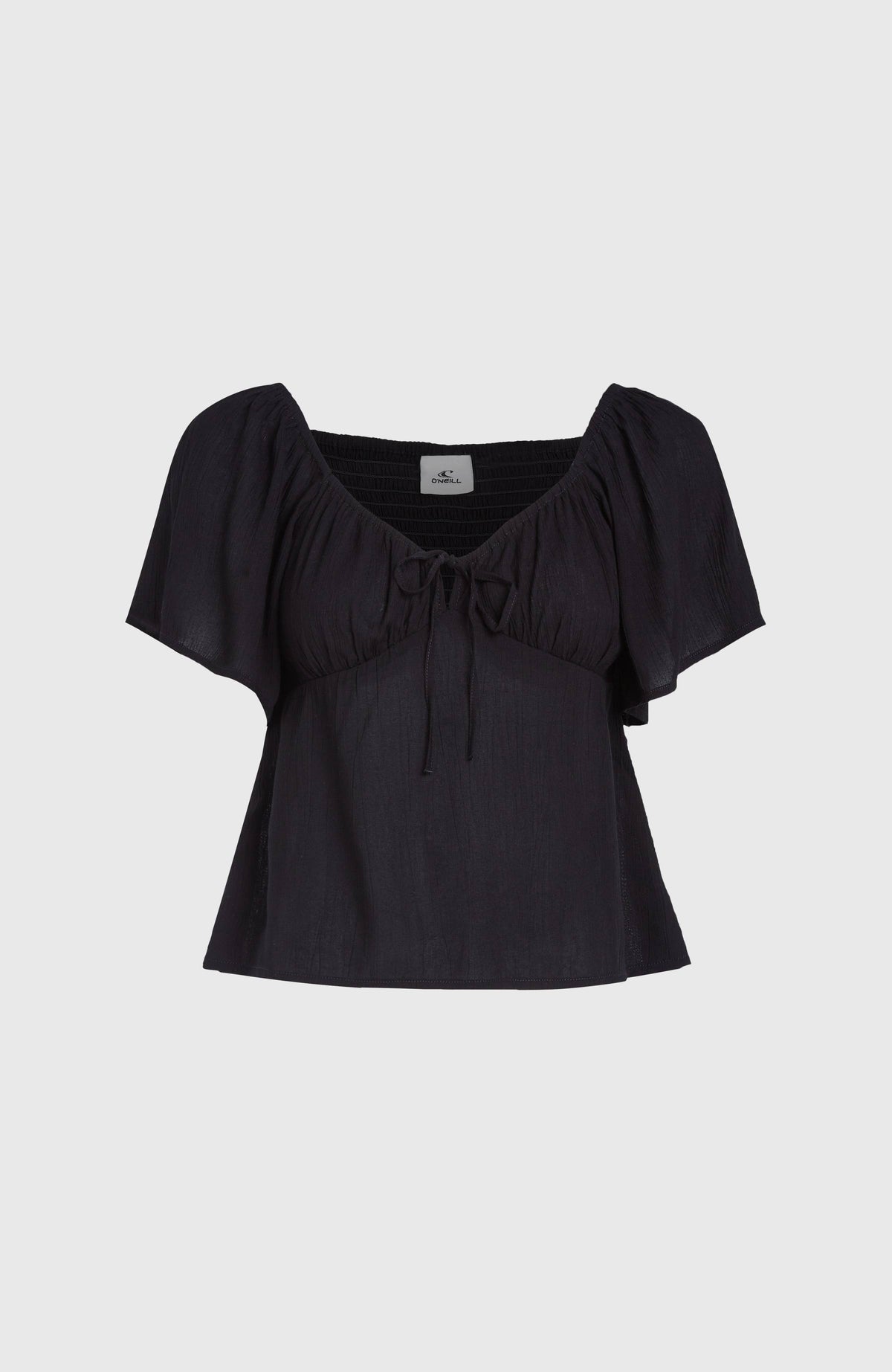 Huges Woven Top | Black Out