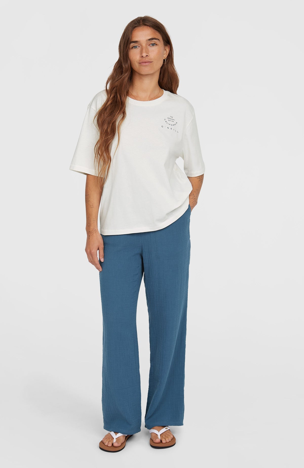 Summer Musthaves Back Print T-Shirt | Snow White