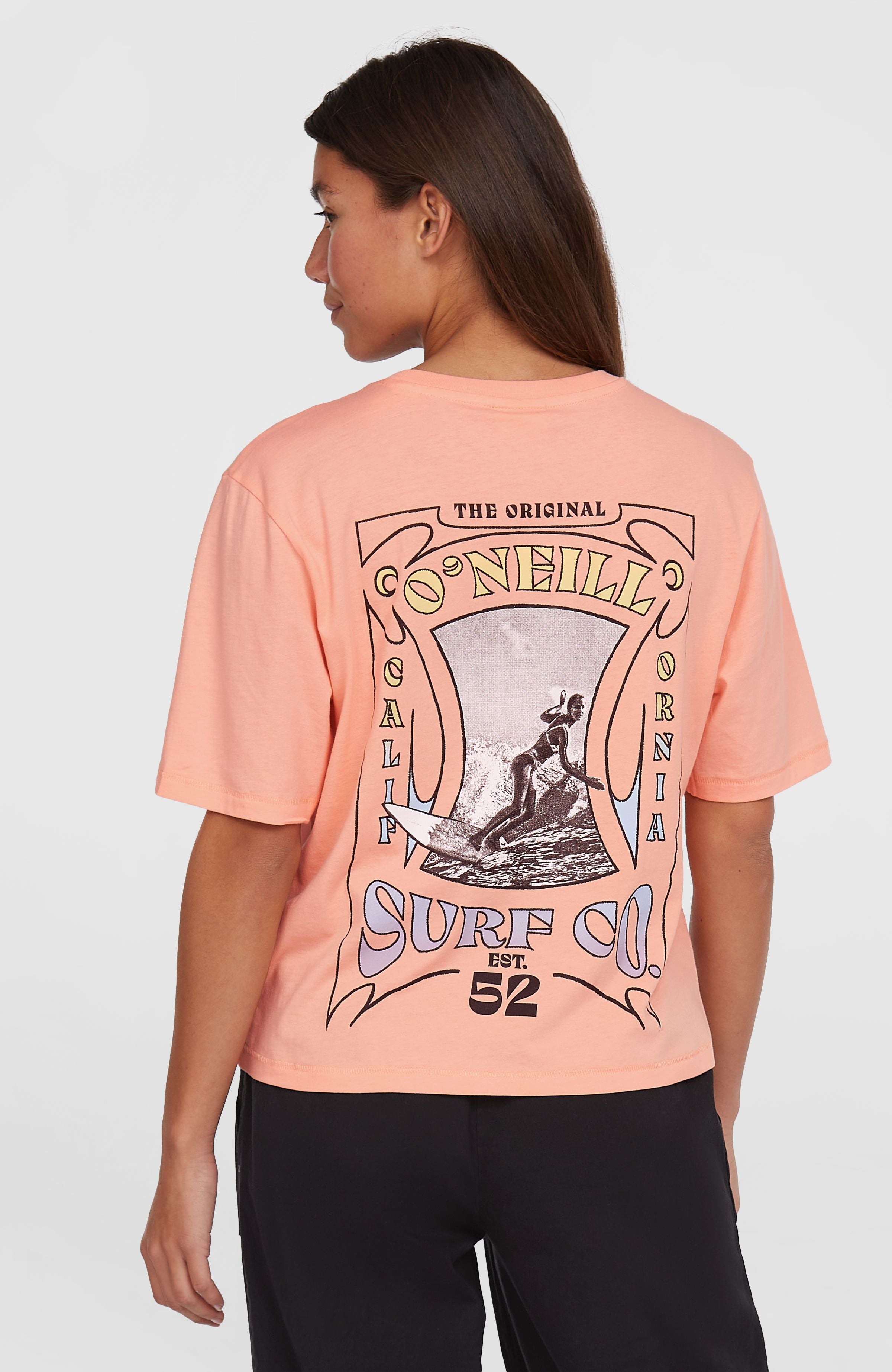 Summer Musthaves Back Print T-Shirt | Coral Pop – O'Neill UK