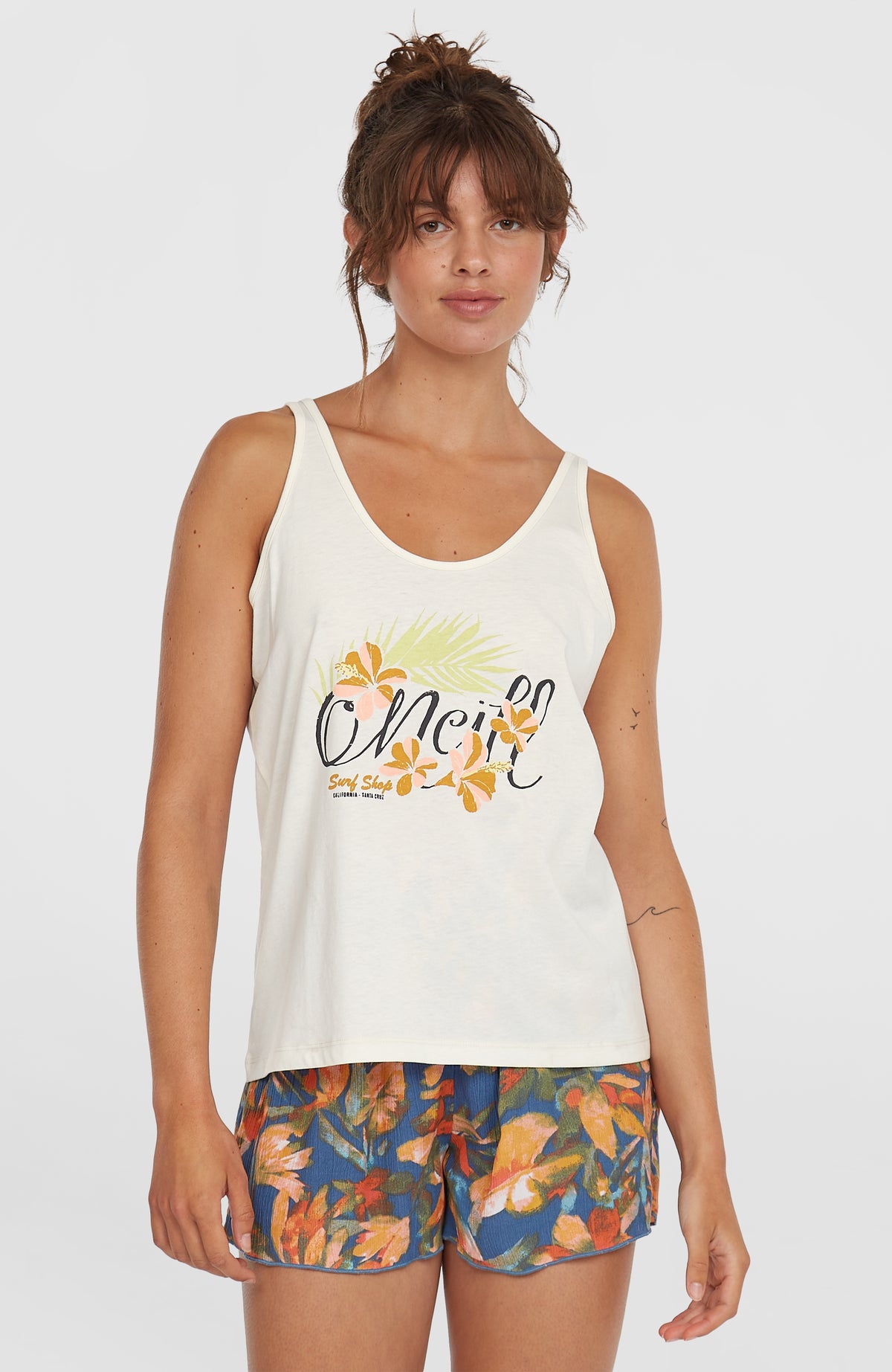 Luana Graphic Tank Top | Snow White