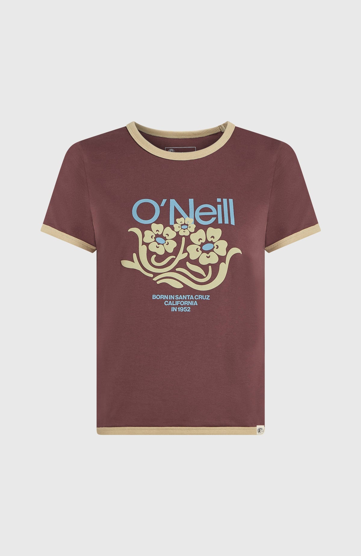 O'Riginals Front-Print T-Shirt | Purple Gray