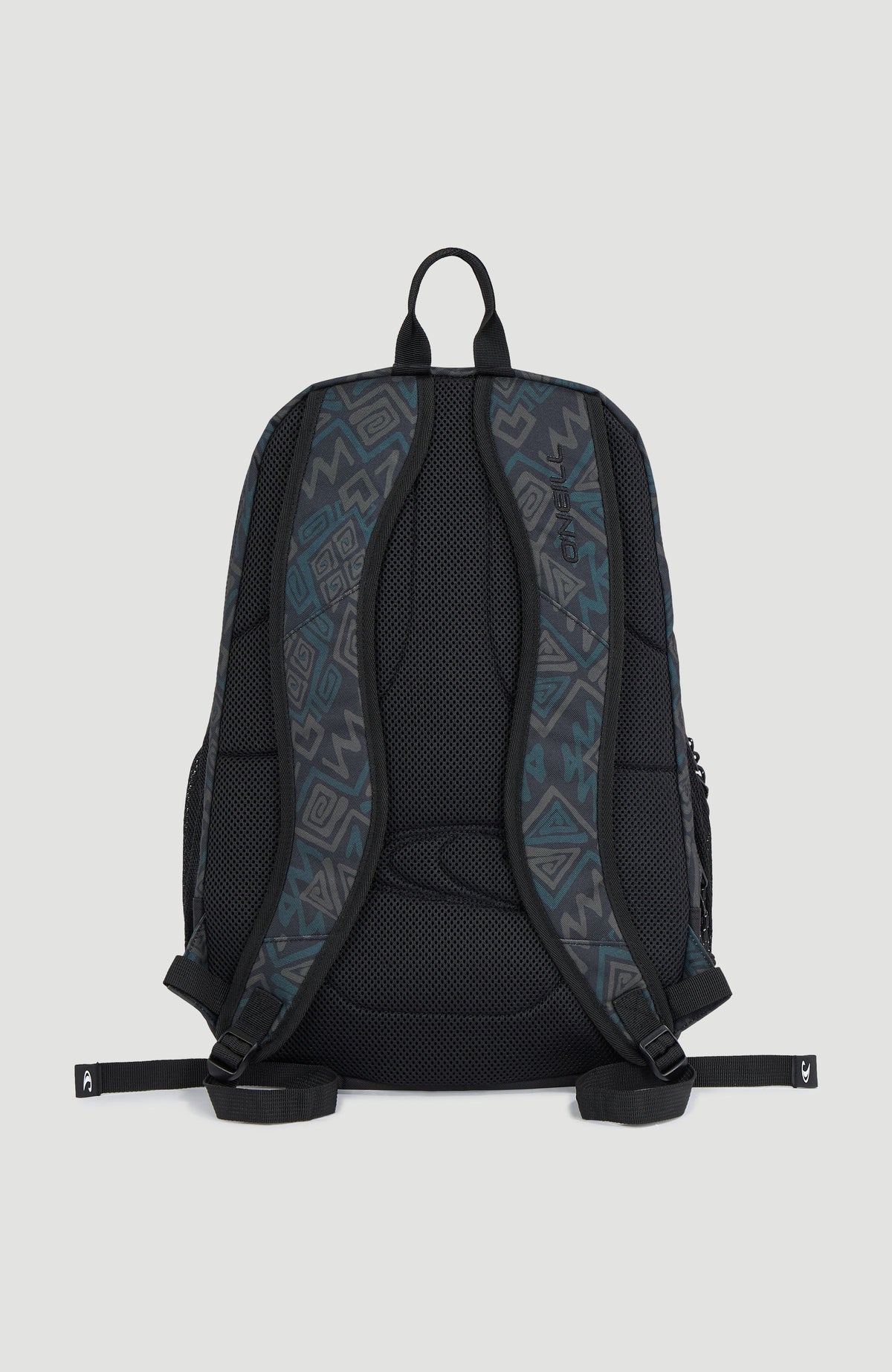 Wedge Backpack | Black Retro Ikat