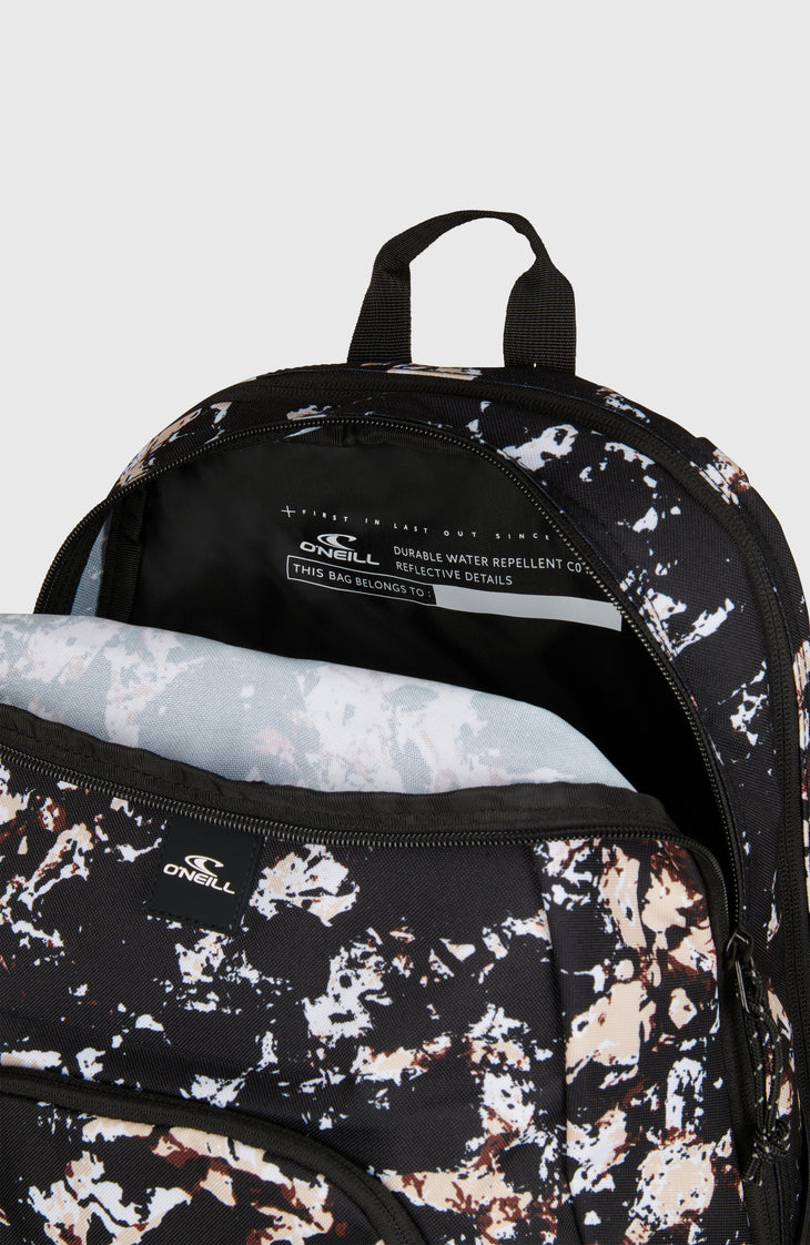 Wedge Backpack | Black/Beige Quarry