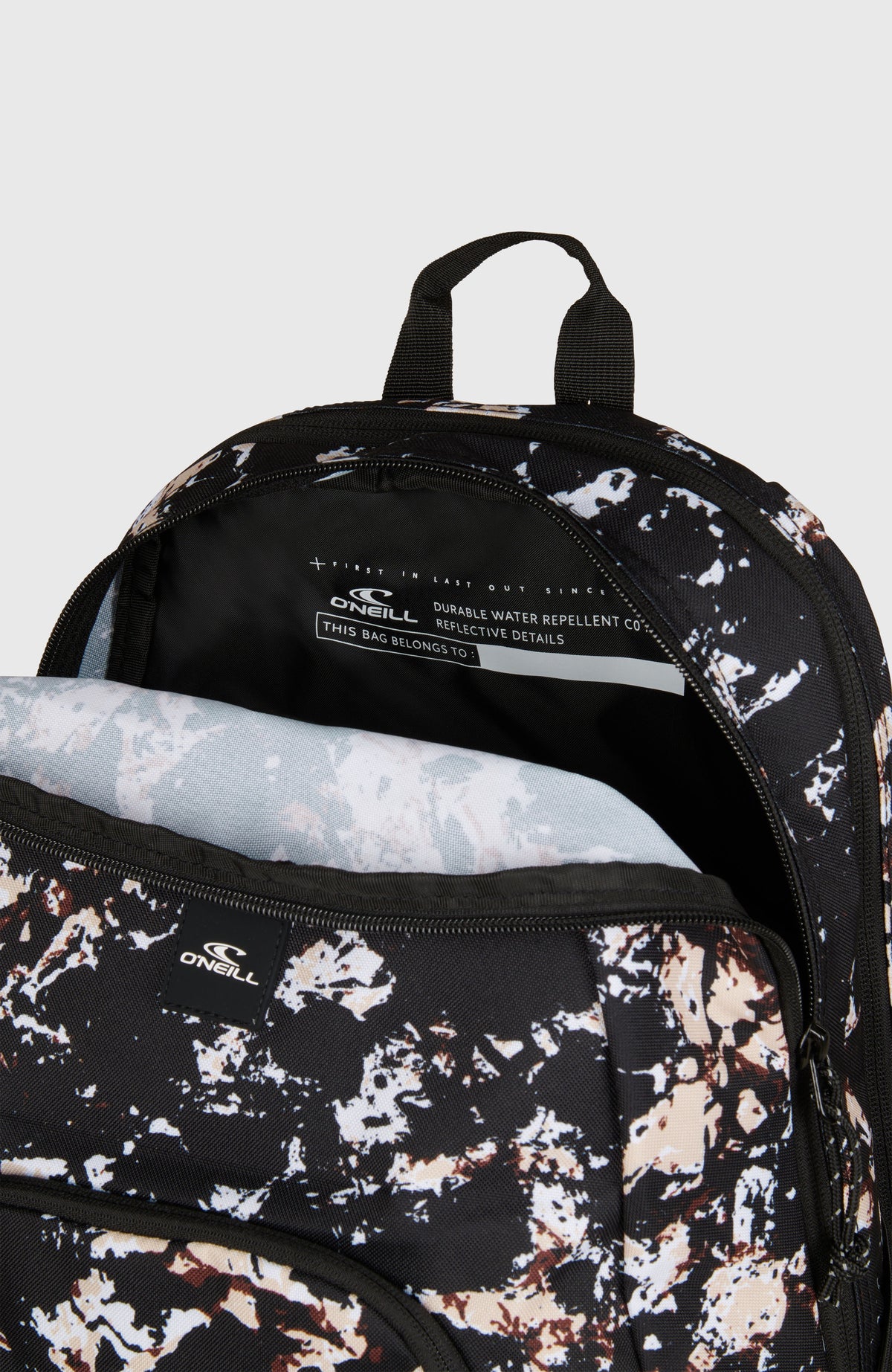 Wedge Backpack | Black/Beige Quarry