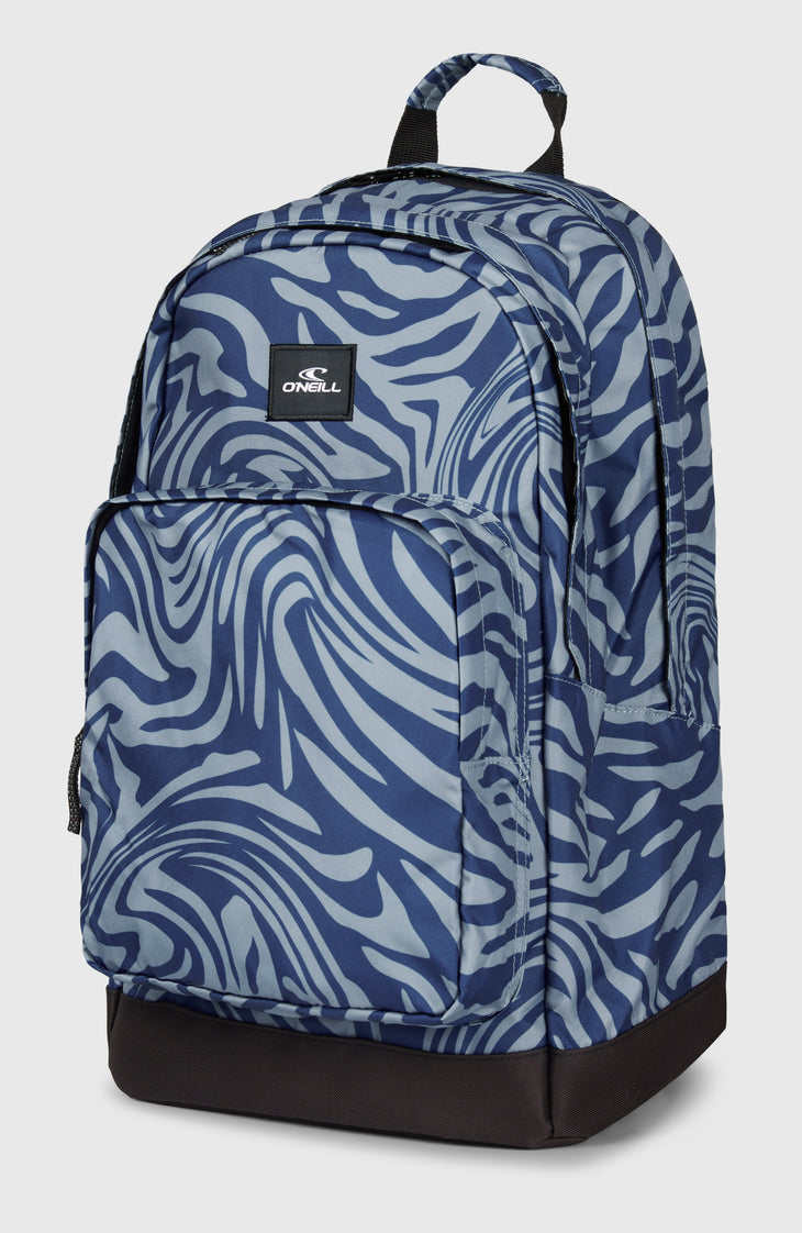 O'Neill Santa Cruz Backpack | Blue Swirl Zebra