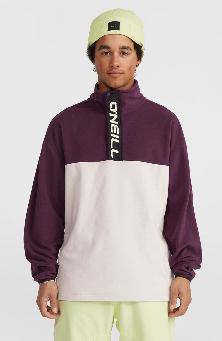 O'Riginals Polartec® 100 Fleece | Aubergine Colour Block O'Riginals Polartec® 100 Fleece | Aubergine Colour Block