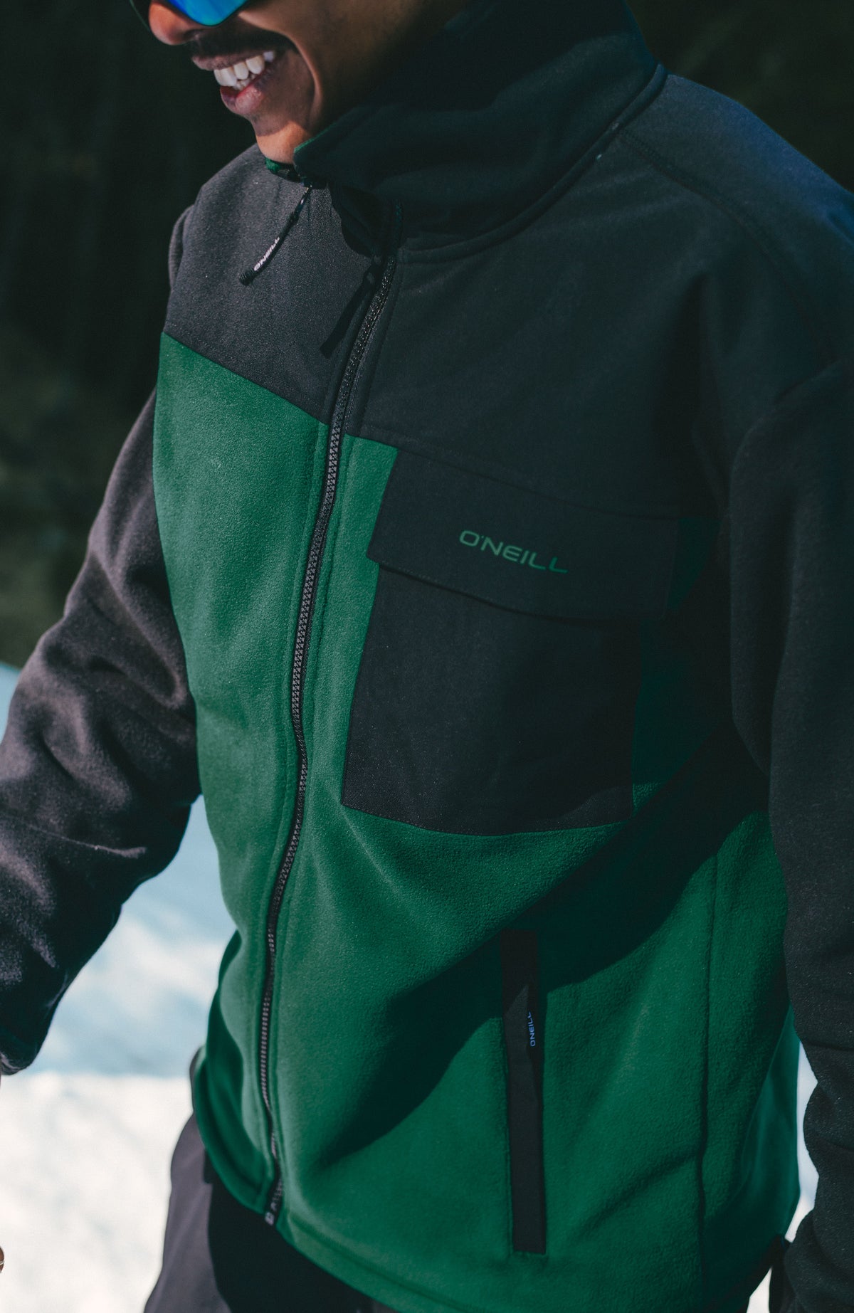 FWC'Peak Polartec® Fleece | Emerald Envy Colour Block