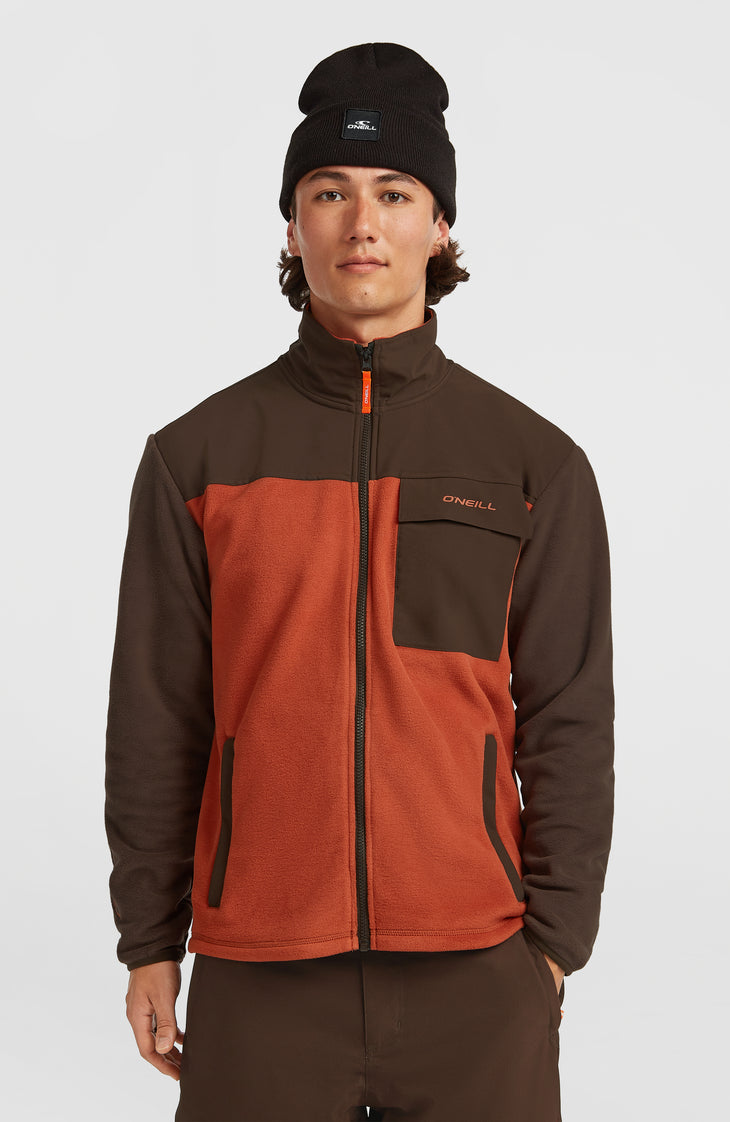 FWC'Peak Polartec® Fleece | Coffee Bean Colour Block