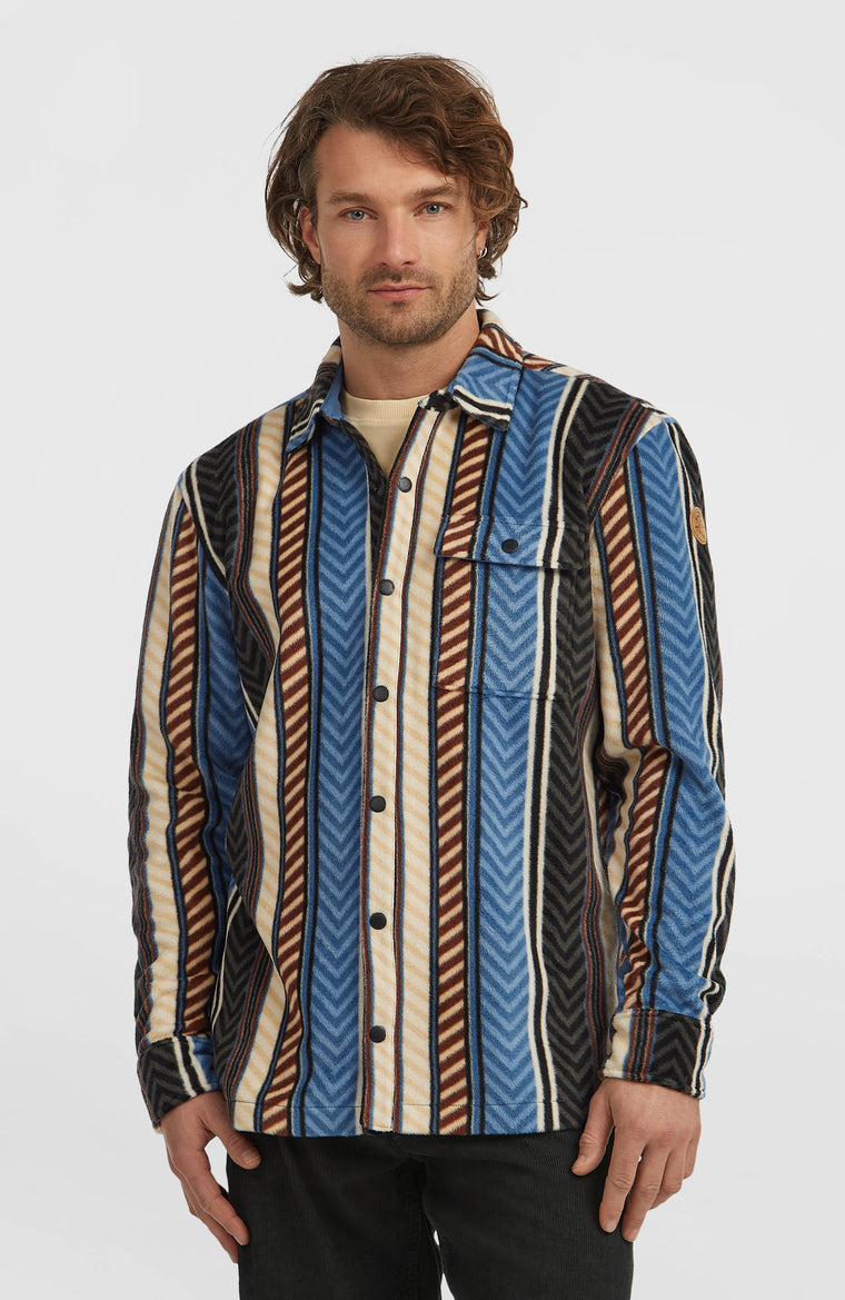 O'Riginals Superfleece Shirt | Blue Vintage O'Neill Stripe O'Riginals Superfleece Shirt | Blue Vintage O'Neill Stripe