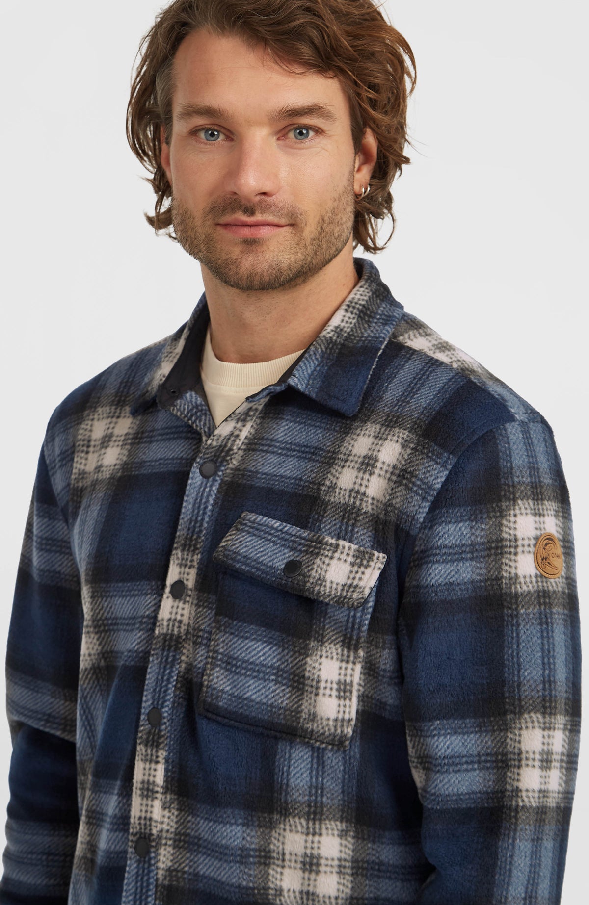 O'Riginals Superfleece Shirt | Mozart Blue Check
