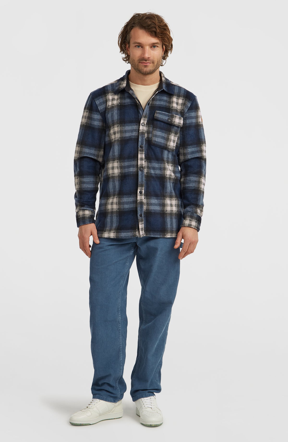 O'Riginals Superfleece Shirt | Mozart Blue Check