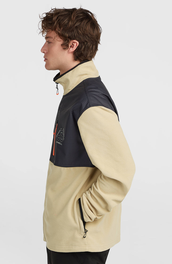 FWC'Peak Polartec® Full-Zip Hyperfleece | Olive Blush Colour Block