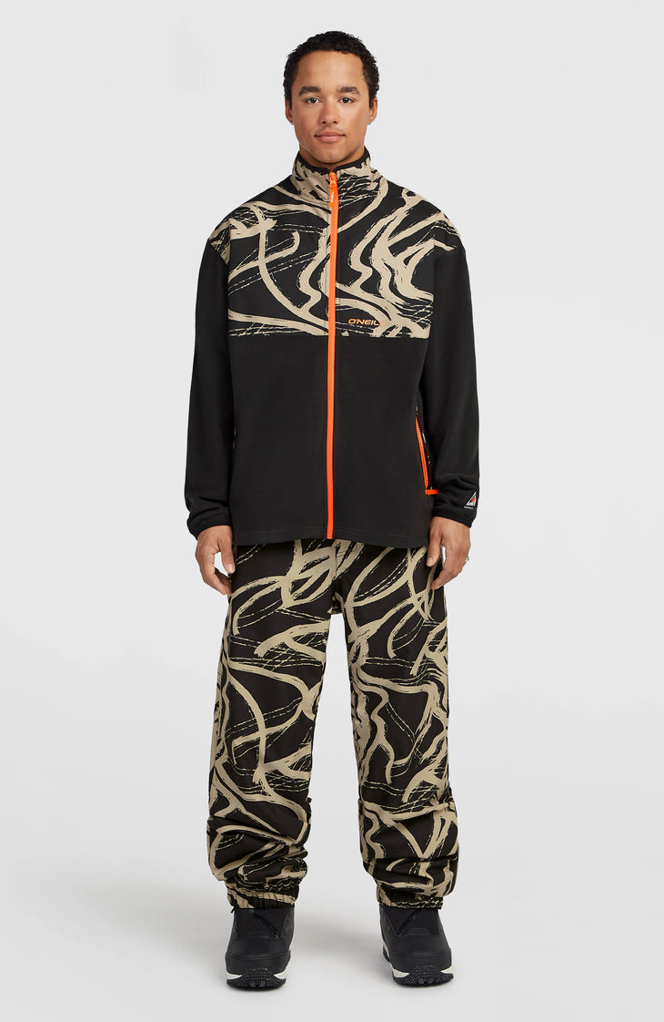 FWC'Play Polartec® Full-Zip Hyperfleece | Beige Snowtracks