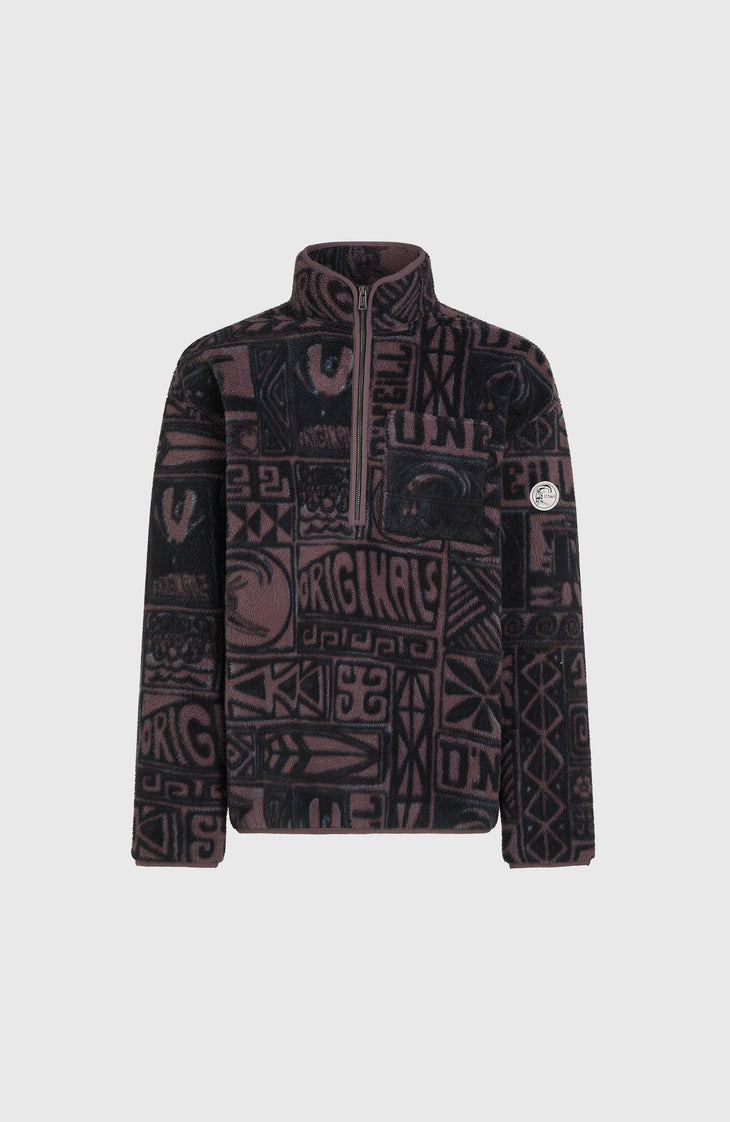 O'Riginals Half-Zip Fleece | Purple Stamps