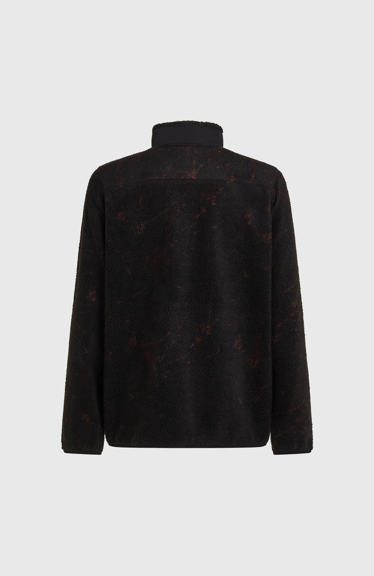 Must-Have High-Pile Full-Zip Fleece | Black Basalt