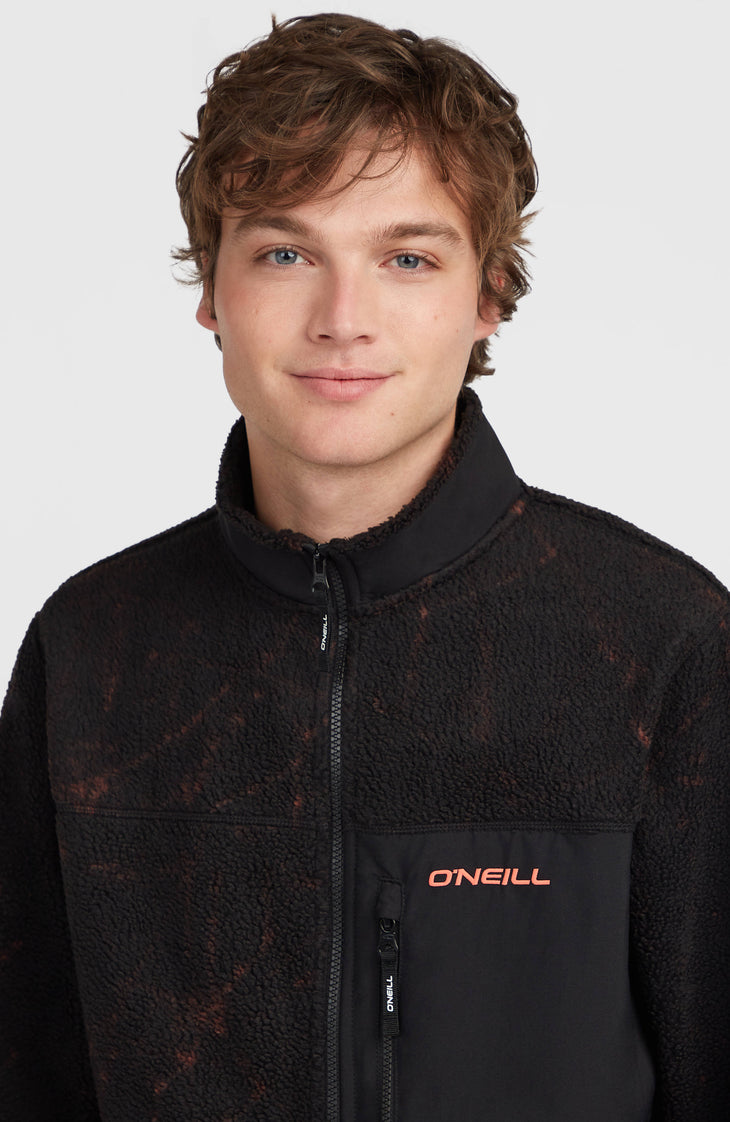 Must-Have High-Pile Full-Zip Fleece | Black Basalt