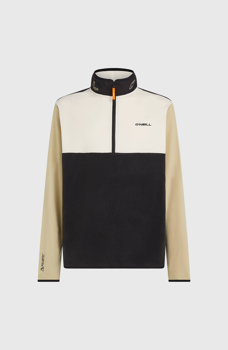 FWC'Cruz Triple Polartec® Half-Zip Fleece | Linen White Colour Block