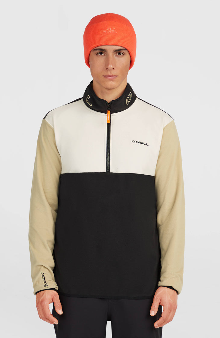 FWC'Cruz Triple Polartec® Half-Zip Fleece | Linen White Colour Block