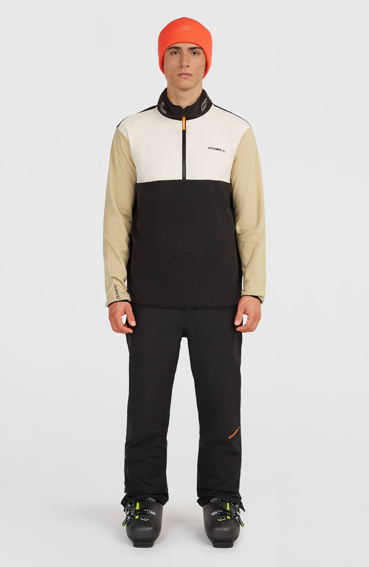 FWC'Cruz Triple Polartec® Half-Zip Fleece | Linen White Colour Block
