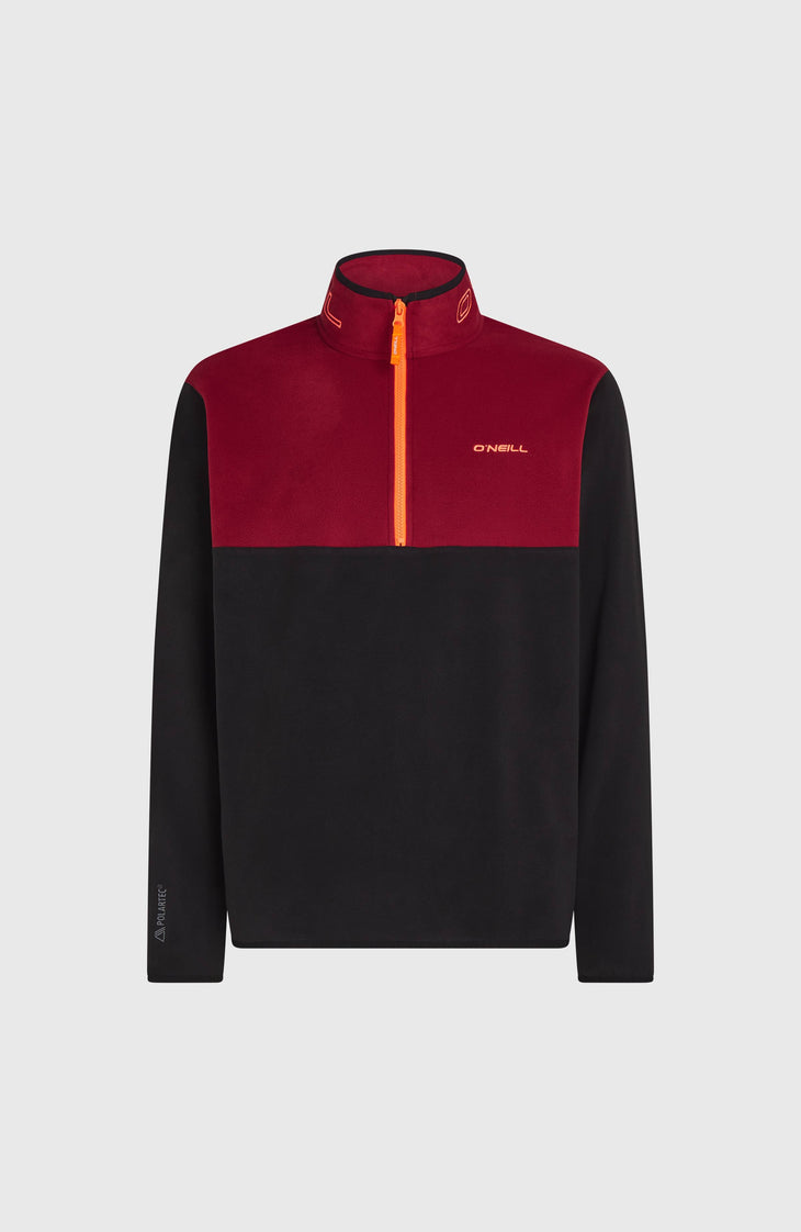 FWC'Cruz Triple Polartec® Half-Zip Fleece | Tamarillo Colour Block