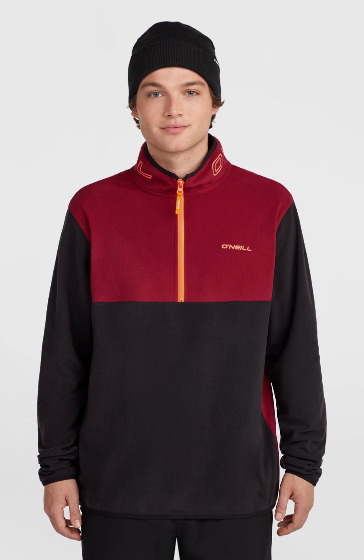FWC'Cruz Triple Polartec® Half-Zip Fleece | Tamarillo Colour Block