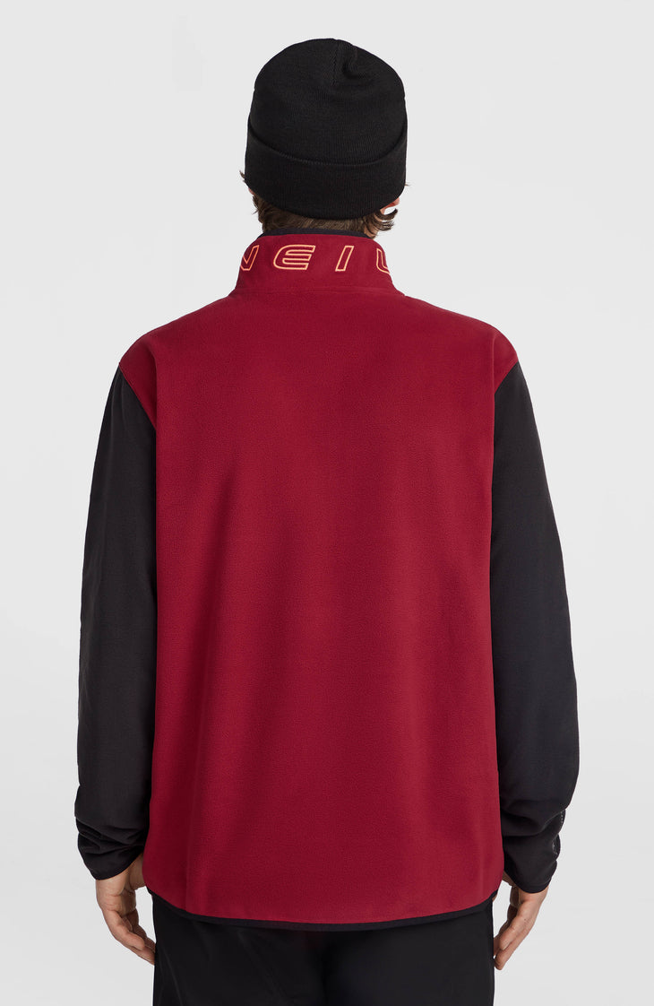 FWC'Cruz Triple Polartec® Half-Zip Fleece | Tamarillo Colour Block