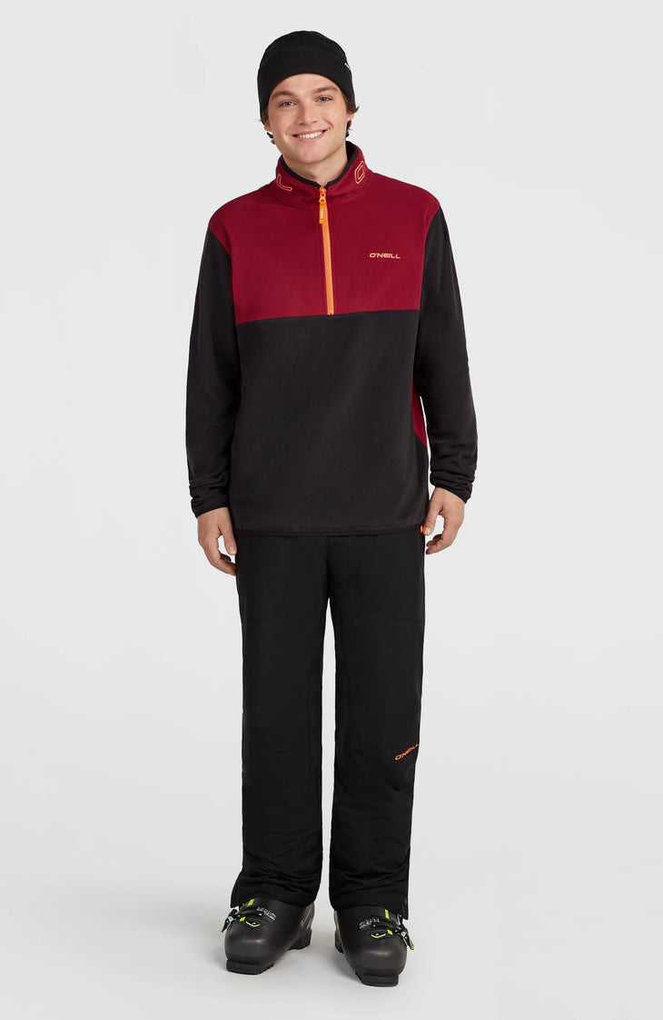 FWC'Cruz Triple Polartec® Half-Zip Fleece | Tamarillo Colour Block