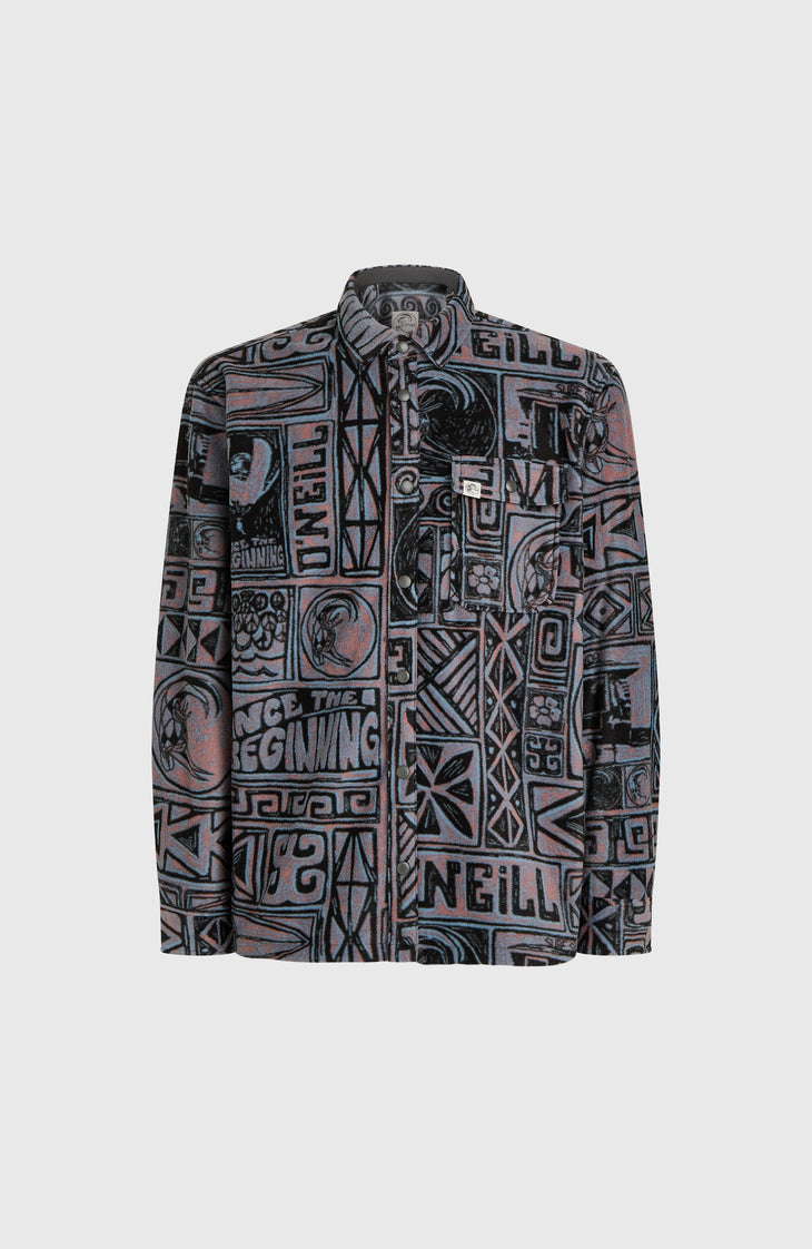 O'Riginals Superfleece Shirt | Purple Stamps