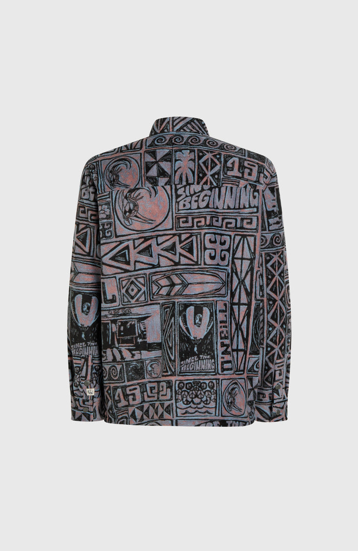 O'Riginals Superfleece Shirt | Purple Stamps
