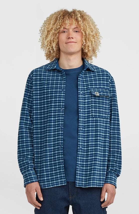 O'Riginals Superfleece Shirt | Blue Heritage Checks