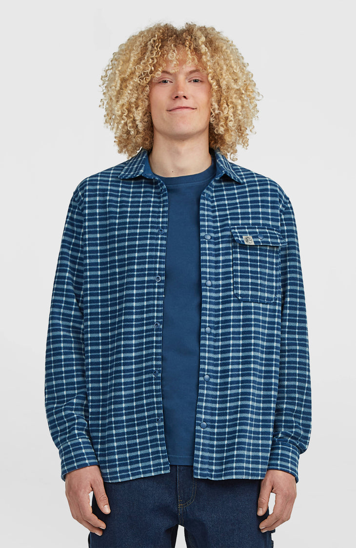 O'Riginals Superfleece Shirt | Blue Heritage Checks