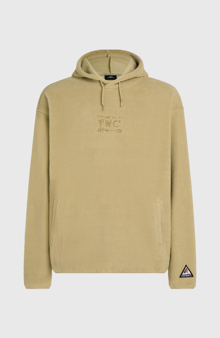 FWC'Play High-Pile Fleece Hoodie | Olive Blush