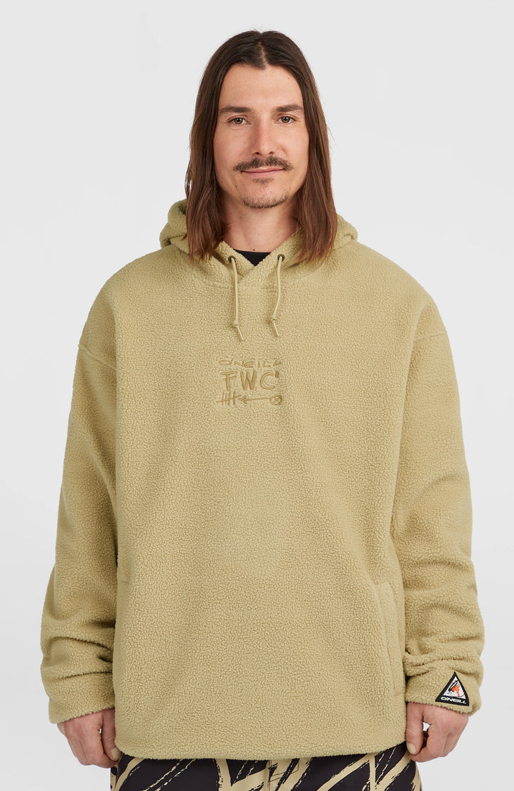 FWC'Play High-Pile Fleece Hoodie | Olive Blush