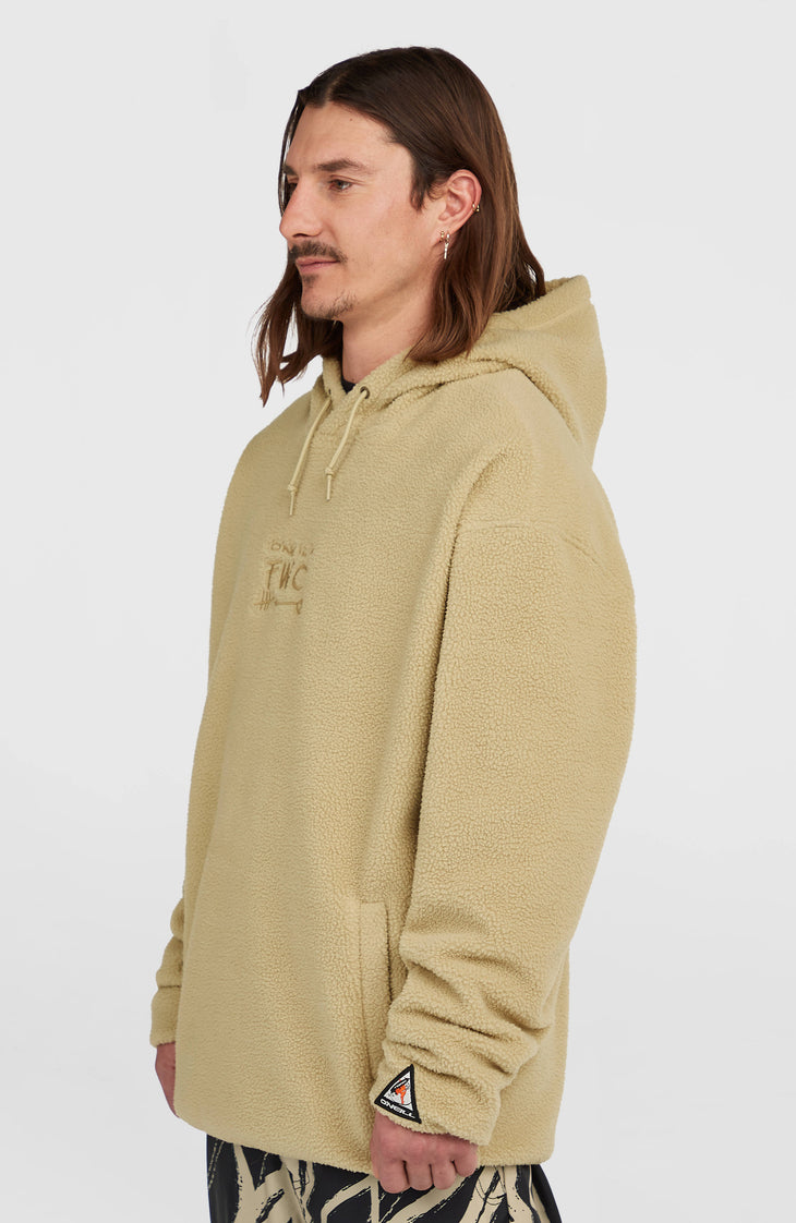 FWC'Play High-Pile Fleece Hoodie | Olive Blush