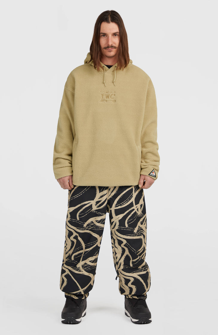 FWC'Play High-Pile Fleece Hoodie | Olive Blush