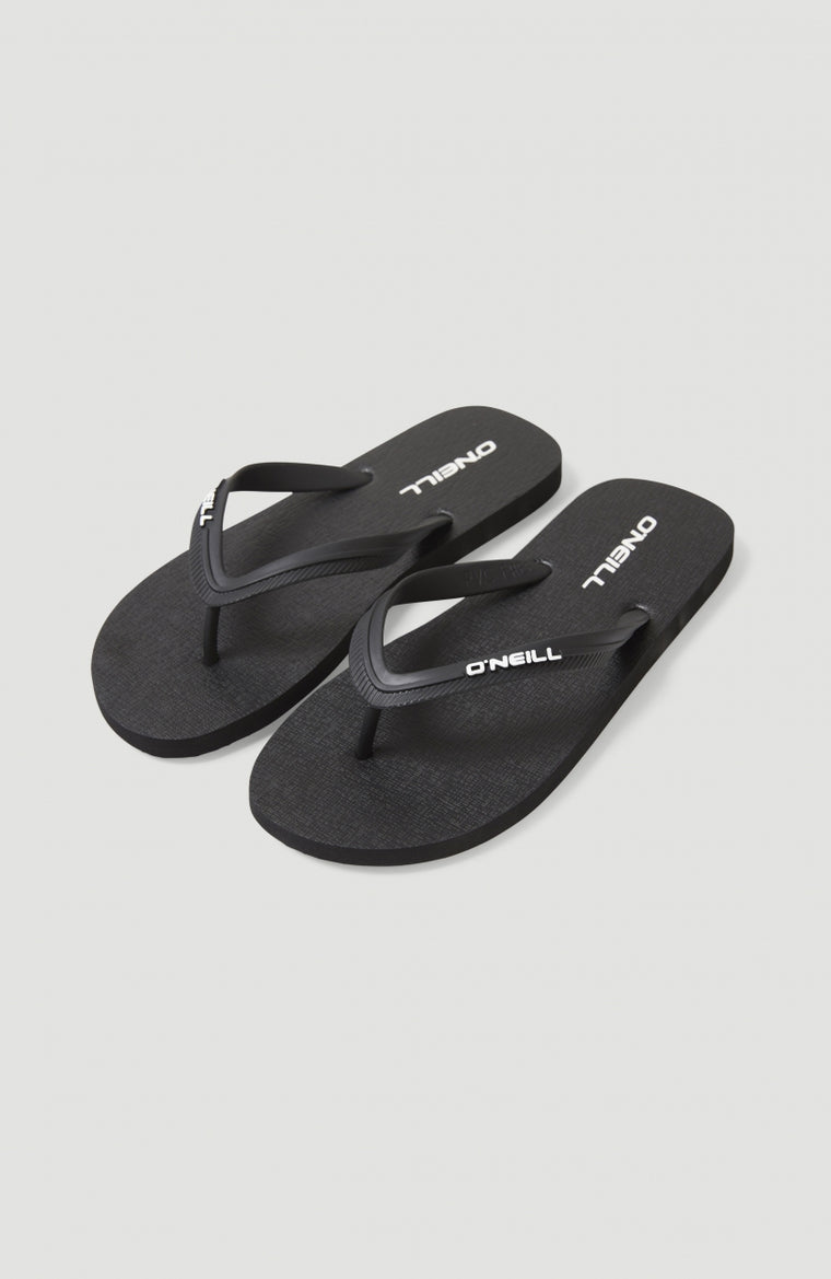 Profile Small Logo Sandals | Black Out Profile Small Logo Sandals | Black Out