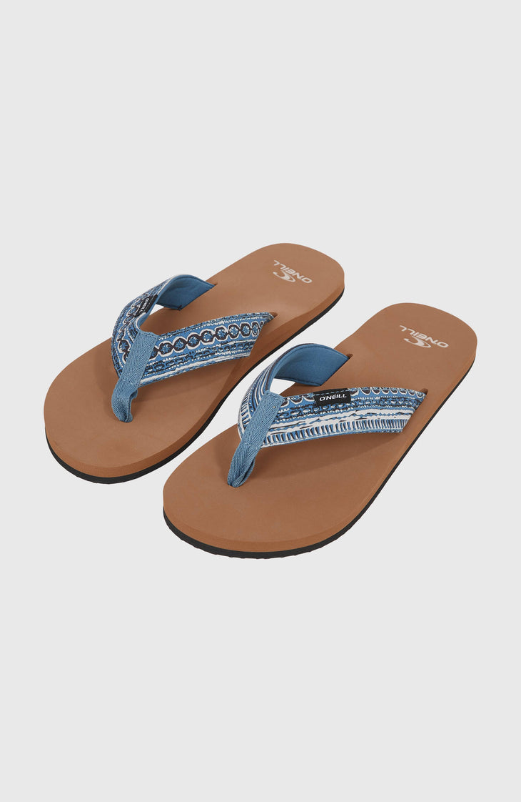 O’Neill Fabric Sandals | Blue Pressed Lines