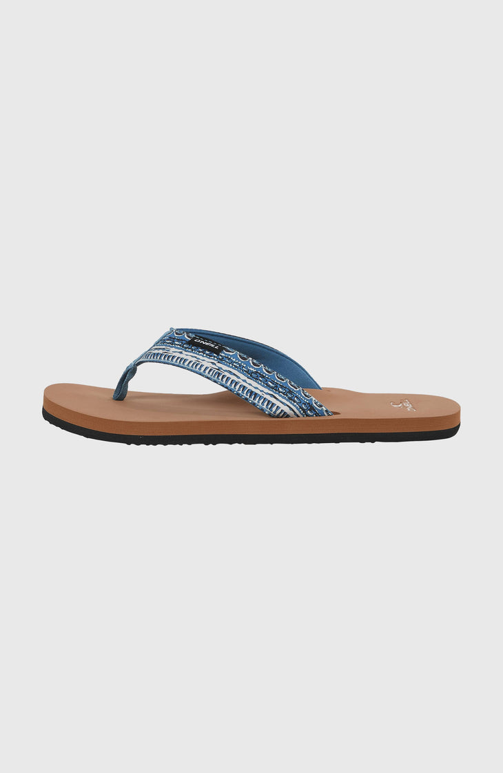 O’Neill Fabric Sandals | Blue Pressed Lines