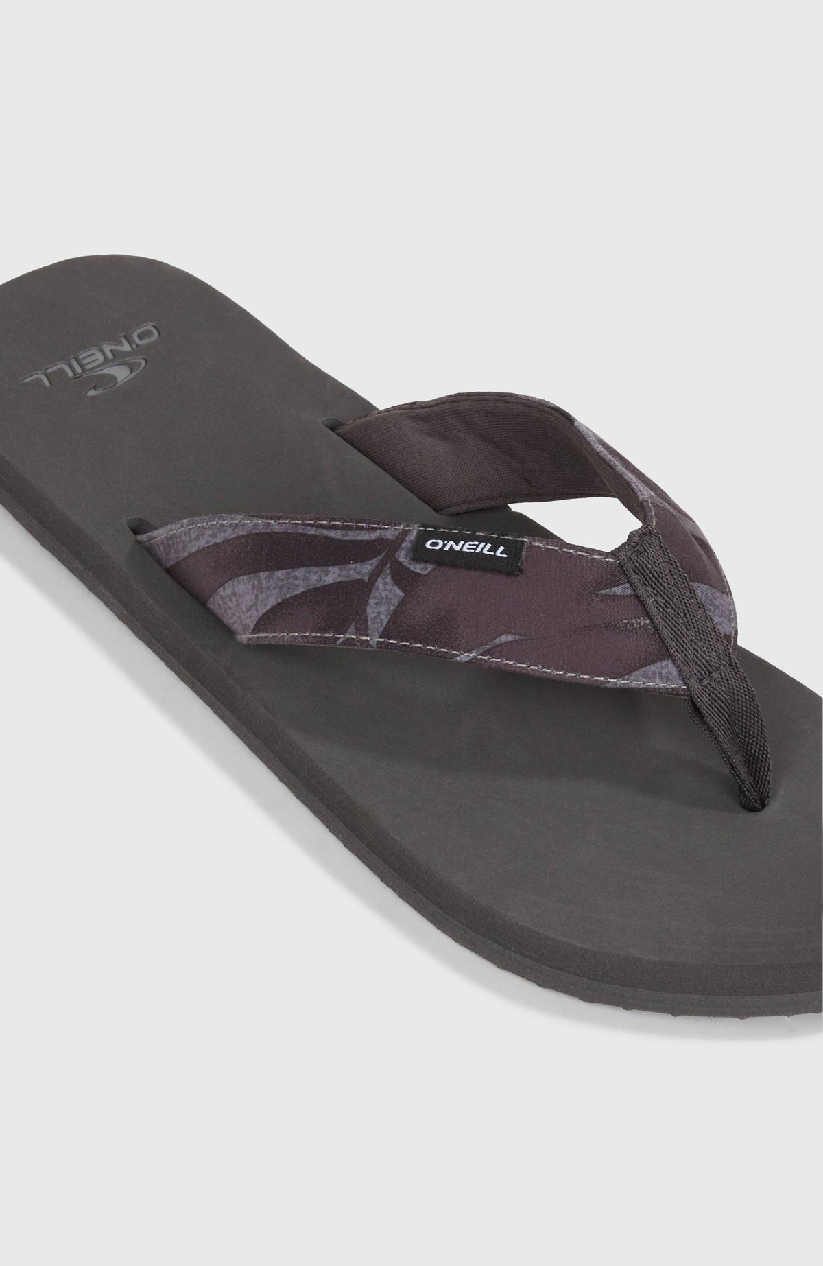 O’Neill Fabric Sandals | Black Dipped Leaves
