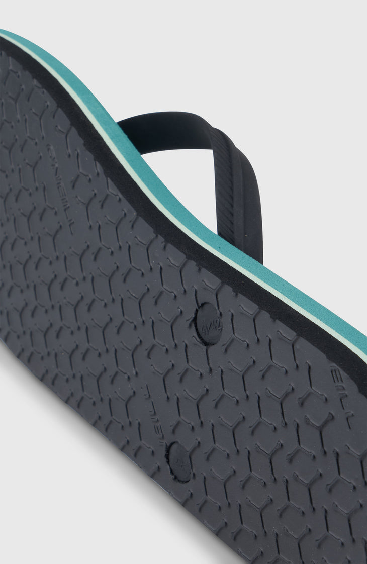 Profile Graphic Sandals | Blue Bricks