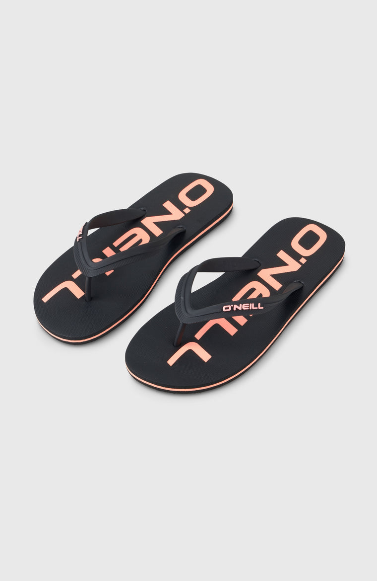 Profile Logo Sandals | Black Out 2 Profile Logo Sandals | Black Out 2