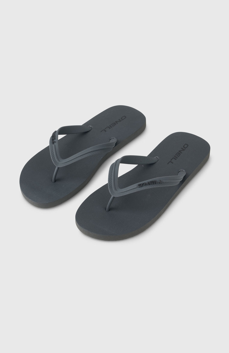 Profile Small Logo Sandals | Asphalt Profile Small Logo Sandals | Asphalt