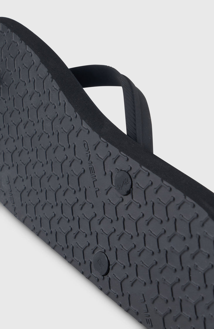 Profile Small Logo Sandals | Black Out