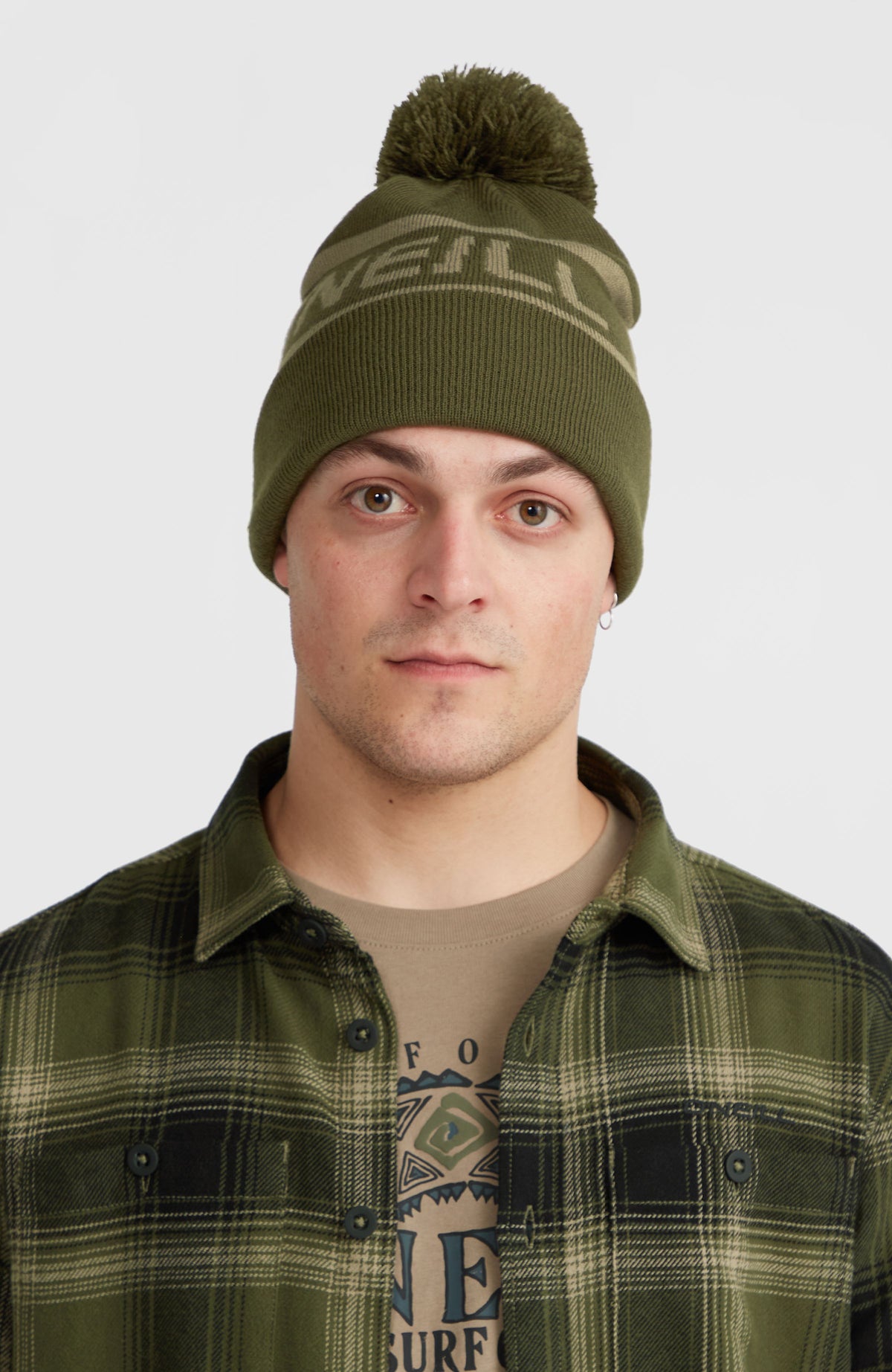 Powder Beanie | Forest Night Colour Block