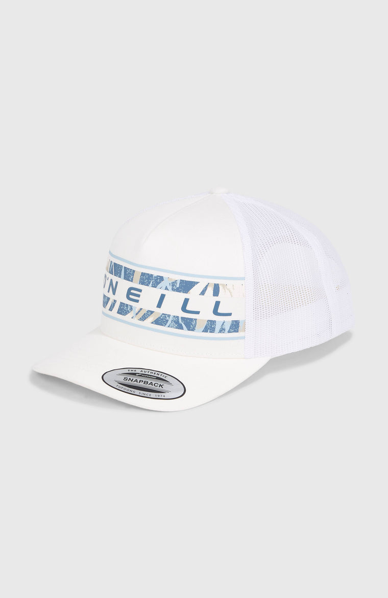 Flower Trucker Cap | Snow White Flower Trucker Cap | Snow White